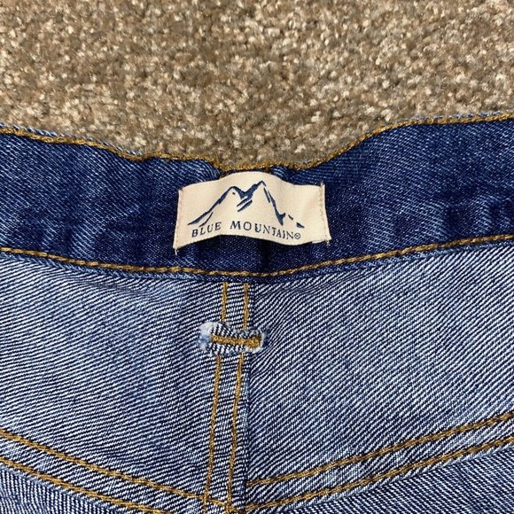 New Blue Mountain Mens Regular Fit Denim Jeans Size 34X32 Straight Leg, 5-pocket - Picture 7 of 12